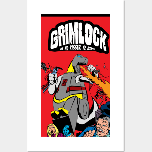 Transformers King Grimlock Godzilla Homage Posters and Art